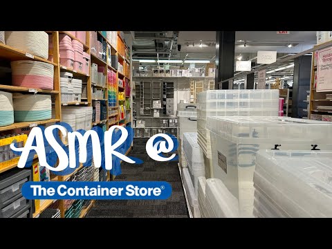public asmr: the container store!!