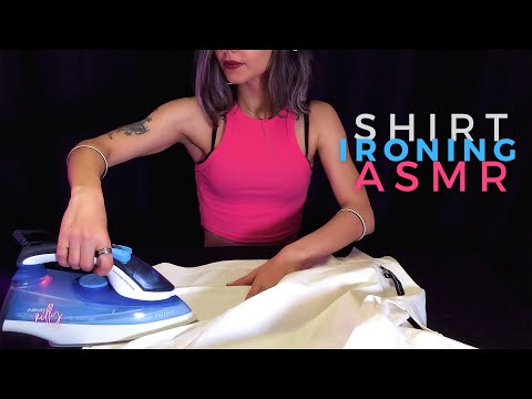 ASMR | Ironing Shirts & Flat Ironing ASMR | Ironing Sounds (No Talking)