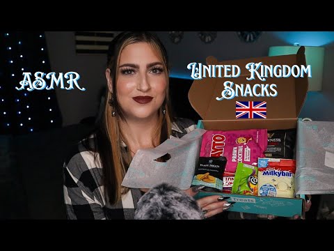 ASMR | Trying Snacks From The United Kingdom 🇬🇧 ( ft.TryTreats)