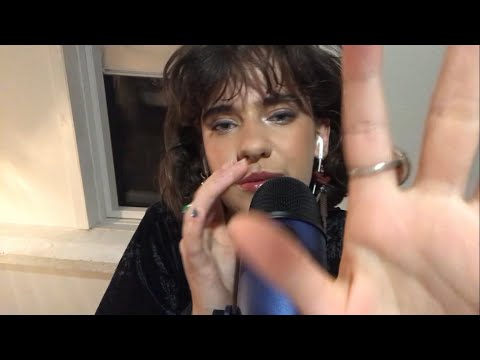 ASMR trigger words and hand movements