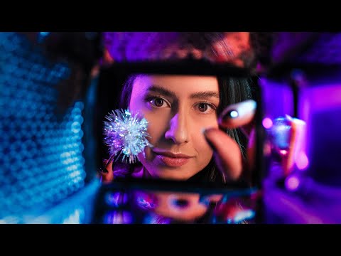 ASMR Relaxing Visuals  💫 hand movements, mouth sounds, plucking  |  Minimal talking