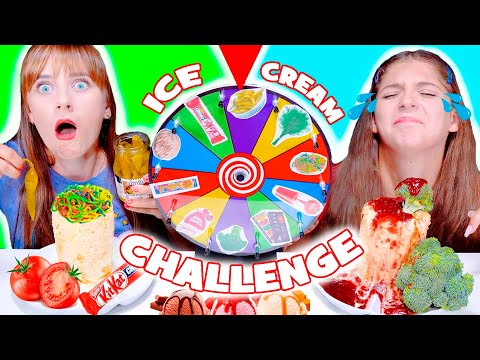 ASMR Magic Wheel Ice Cream Food Challenge Mukbang