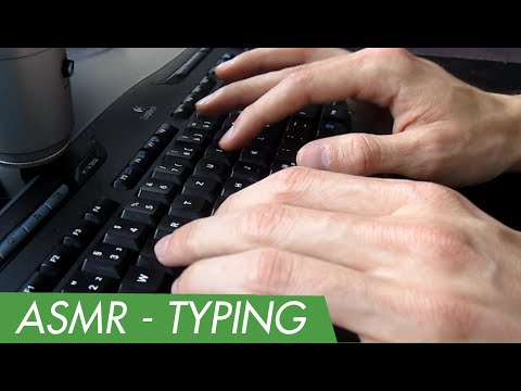ASMR - Typing and Keyboard Sounds - For Relaxation and Sleep - No Talking