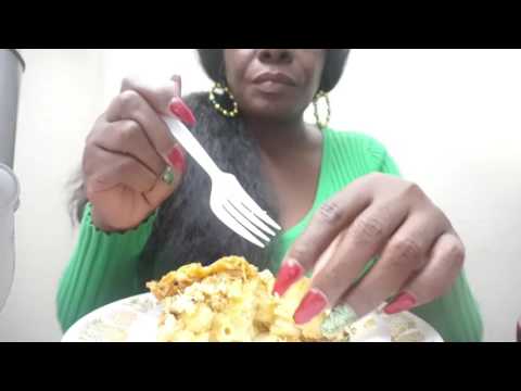 Macaroni/CheesE ASMR Eating Sounds Hot Chocolate