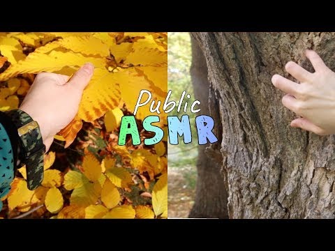 ASMR in the Public 😳  trying to give you tingles outdoors ❤️