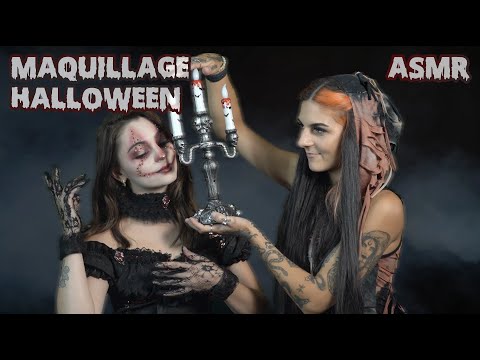 ♡ ASMR  - Maquillage Halloween feat YourMkup ♡