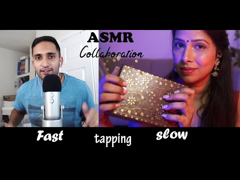 ASMR Collab ft. Aditya ASMR| Hindi+Eng| slow and fast tapping to reactivate your tingle immune brain
