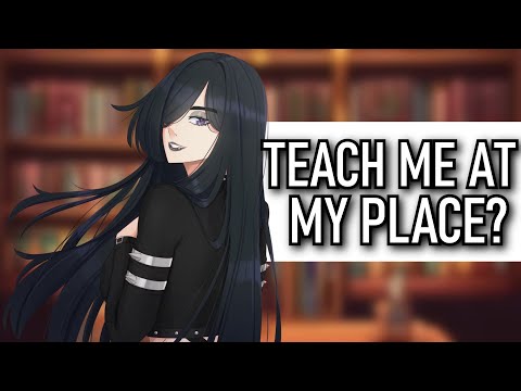 Goth Needs Some Extra Tutoring 💋 (Audio Roleplay to ASMR Kissing Sounds)