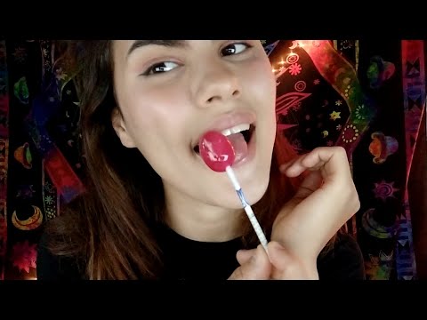 [ASMR] Lollipop Mouth sounds - Relaxing Triggers