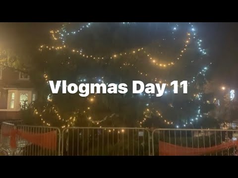 Vlogmas Day 11 (2023) - Big Christmas Tree & Dyeing My Hair Purple