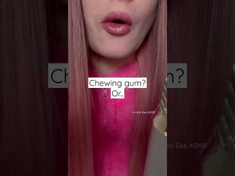 Chewing gum sounds or marshmallow sounds? ASMR #eatingsounds #chewingsounds #asmr