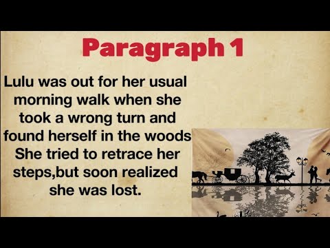English practice paragraphs| learn English through stories level 1 | graded reader