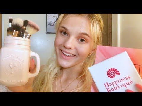 ASMR Friend Gets You Ready For A Date (makeup, hair, jewellery)
