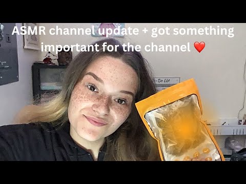 ASMR channel update ( I’m back with something NEW ! ) ❤️ + mic gripping