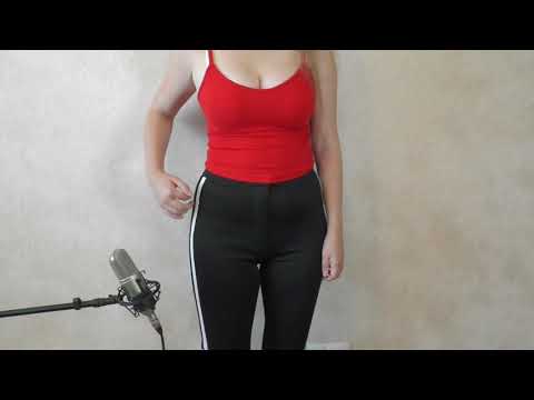 ASMR scratching leggings (fabric sounds)