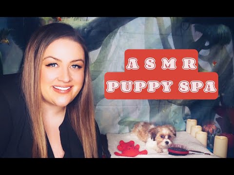 ASMR PUPPY SPA | TYPING, BRUSHING, AND MOUTH SOUNDS 🐶 🐾