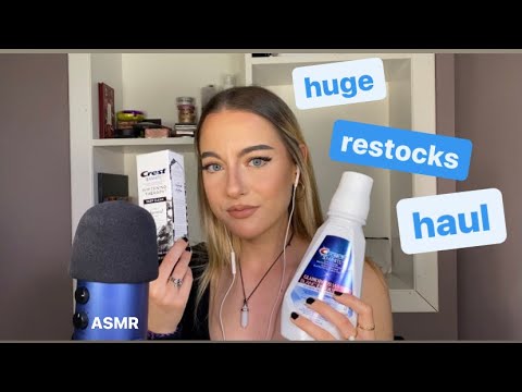 ASMR | restocks haul | with relaxing tapping & over explaining