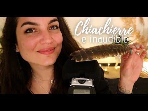 ASMR italiano 😴 Chiacchiere e lettura inaudible