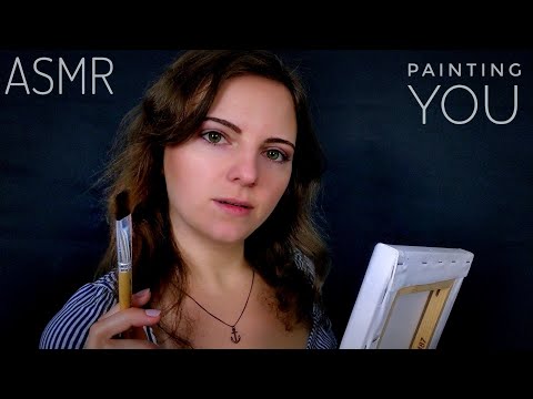 ASMR | Painting and Measuring You (Soft Spoken Artist Roleplay) 🖌️