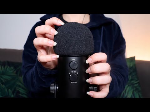 ASMR - Fast Scratching All Over The Microphone (With Windscreen) [No Talking]