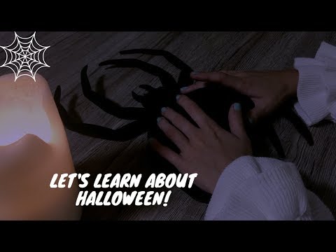 asmr facts about halloween by candlelight 👻