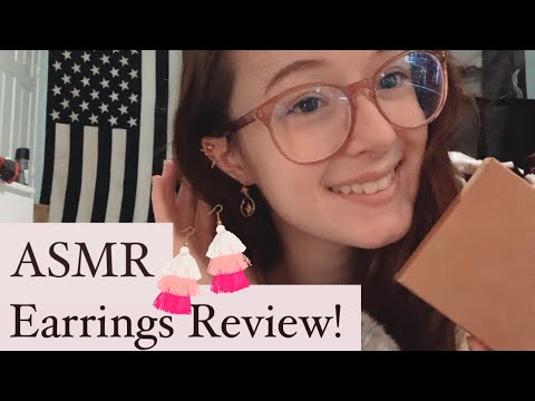 ASMR Earrings Review! (Mezones Jewelry)