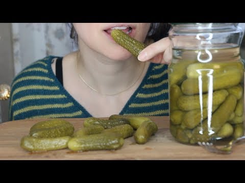 Juicy Pickled Cucumber | ASMR Eating Sounds | (No Talking)