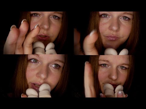 ASMR Close Up Positive Affirmations, Hand Movements, Count Up.