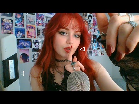 ASMR the BEST MOUTH SOUNDS and inaudible whispering with personal attention, brushing...