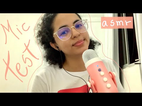 ASMR testing my new mic (zealsound K66) 🎙️| whispers, trigger words, tapping, scratching, tracing