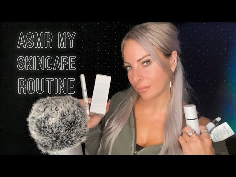 ASMR | My Night Time Skincare Routine | Water 💦 Sounds | Close Gentle Whispering For Sleep Aid