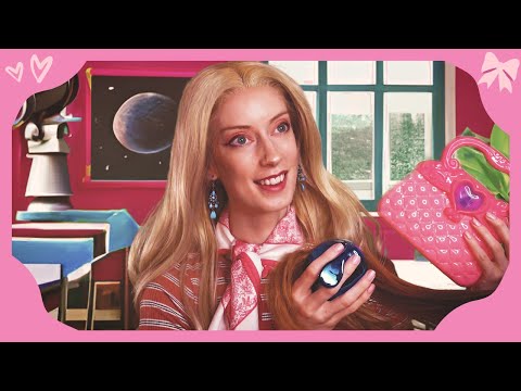 ASMR 🎀 Ep 2- Barbie helps your anxiety 💖 Plays with your hair at the back of the class ✨