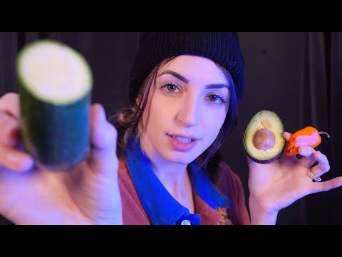 ASMR | Doing Your Makeup with Wrong Props... Vegetables :)