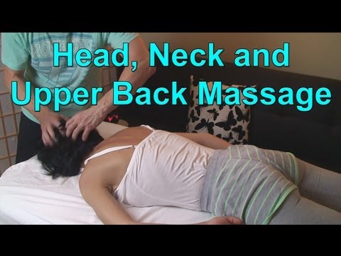 Head, Neck and Upper Back Massage Therapy ASMR