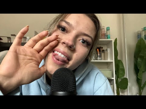 ASMR| ASSORTED WET MOUTH SOUNDS- FAST & SLOW- HIGH SENSITIVITY- NO TALKING