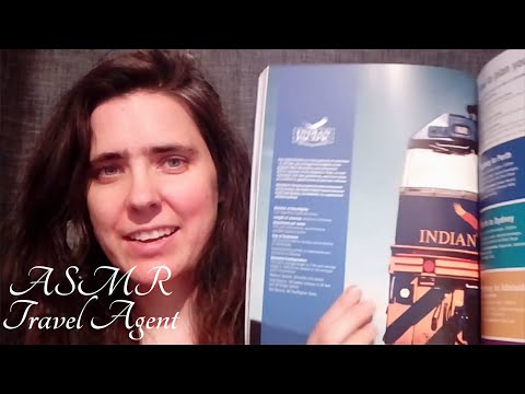 ASMR Travel Agent Role Play (Great Southern Rail series - Indian-Pacific)