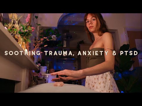 ASMR REIKI soothing full body energy balancing | calming hand movements for anxiety, ptsd & trauma