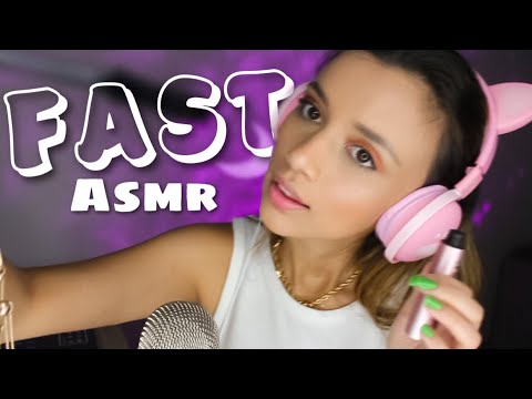 ASMR- FAST AND AGGRESSIVE MAKEUP APPLICATION | Personal Attention