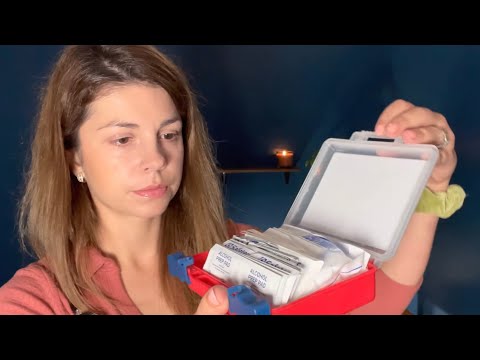 ASMR Nurse Gives You First Aid While You Sleep (Soft Spoken Medical Role-play)
