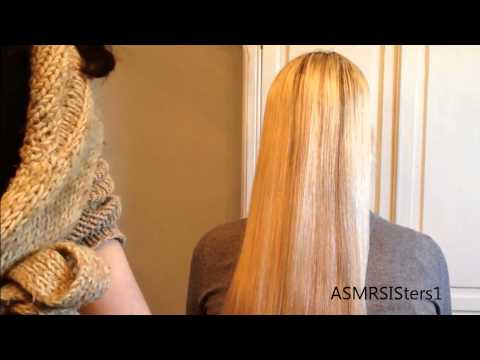 ASMR Soft spoken Hair Brushing & Hair Play