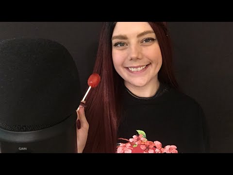 ASMR | Whispered Ramble + Lollipop Mouth Sounds