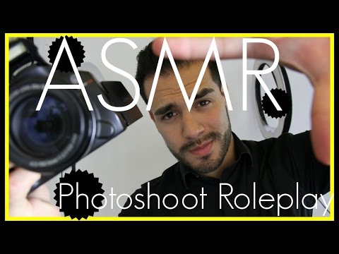 3D ASMR - Test Photoshoot Roleplay (Camera Shutter Sounds, Gentle Male Voice, & Personal Attention)