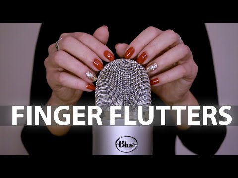 ASMR Finger Fluttering and Snapping | No talking | Dry Hand Sounds | Layered | Blue Yeti | Up Close