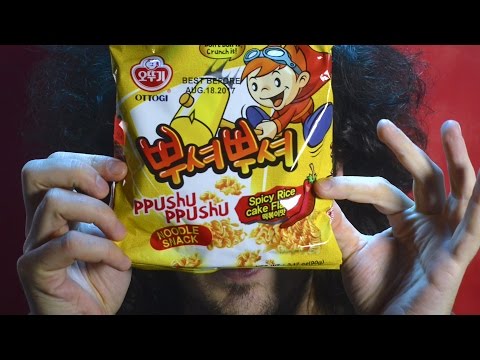 ASMR Korean Ramen Review Ppushu Ppushu Spicy Rice Cake 한국어 목방 ppushuppushu