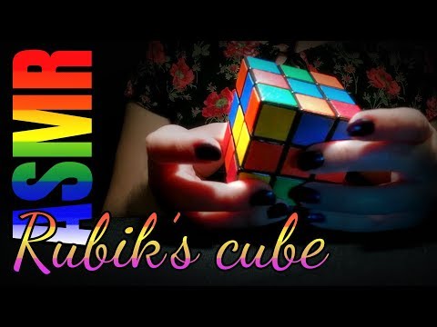 ASMR | Solving the 3x3x3 Rubik's Cube | crunch, click, scratch | no talking