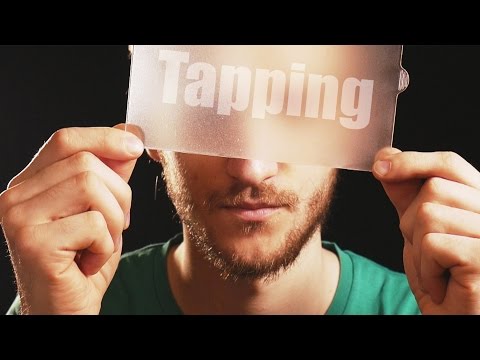 Deep Tapping hard plastic ASMR - whispering -