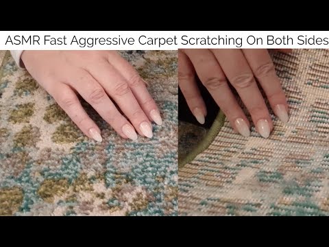 ASMR Fast Aggressive Carpet Scratching-No Talking