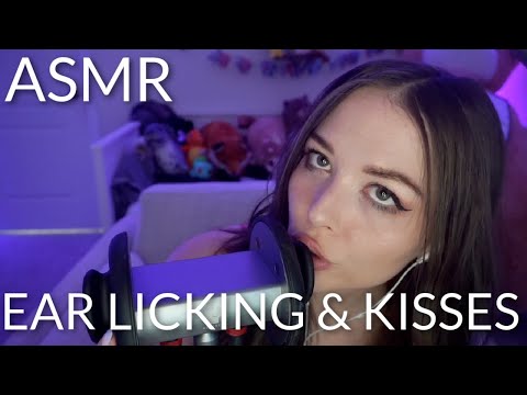ASMR Ear Licking and Kisses 💋 for Guaranteed Tingles!