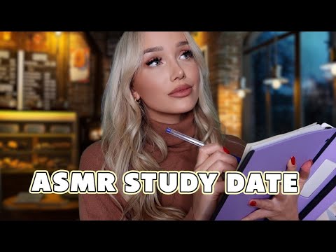 ASMR Coffee Shop Study Date // GwenGwiz