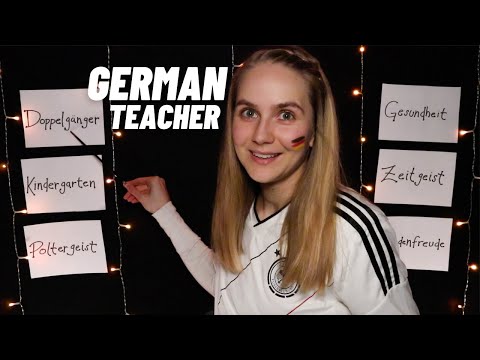 ASMR Relaxing German Teacher | For Sleep & Tingles